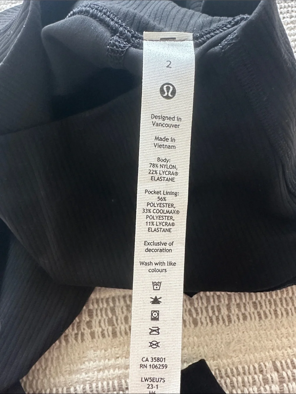 lululemon Align™ High-Rise Ribbed Pant 28